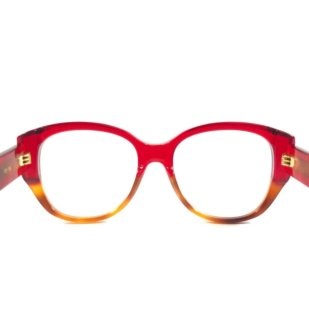 Alfred Kerbs Eyeglasses Frames LAURA RD Red Havana Brown Tortoise 53-18-143